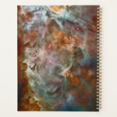 Donkere wolken van Carina Nebula Hubble Space Planner (Achterkant)