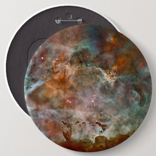 Donkere wolken van Carina Nebula Hubble Space Ronde Button 6,0 Cm (Voorkant /achterkant)