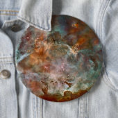 Donkere wolken van Carina Nebula Hubble Space Ronde Button 6,0 Cm (In situ)