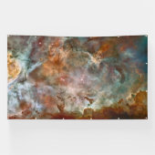Donkere wolken van Carina Nebula Hubble Space Spandoek (Horizontaal)