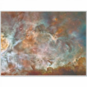 Donkere wolken van Carina Nebula Hubble Space Sticker (Voorkant)