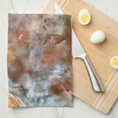 Donkere wolken van Carina Nebula Hubble Space Theedoek (Quarter Fold)