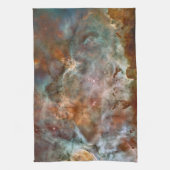 Donkere wolken van Carina Nebula Hubble Space Theedoek (Verticaal)