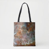 Donkere wolken van Carina Nebula Hubble Space Tote Bag (Voorkant)