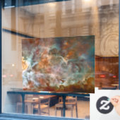 Donkere wolken van de Carina-nevel Hubble-ruimtete Raamsticker (Cafe Raam)