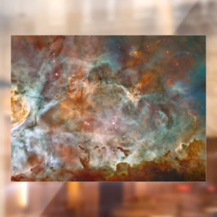 Donkere wolken van de Carina-nevel Hubble-ruimtete Raamsticker