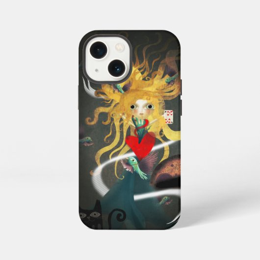 Donkere Wonderland iPhone Hoesje (Achterkant)
