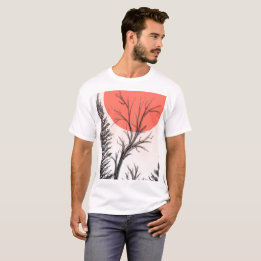 Donkere woud t-shirt. t-shirt