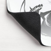 Donkere yin yang religieus symbool muismat (Hoek)