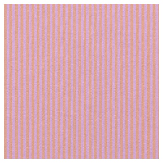 Donkere zalm en plum gekleurd striped pattern stof (Close Up)