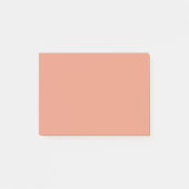 Donkere zalm vaste kleur post-it® notes (Voorkant)