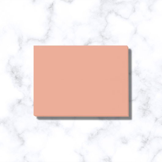Donkere zalm vaste kleur post-it® notes
