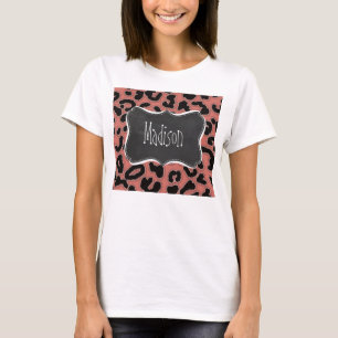 Donkere zalmluipaard; Chalkboard T-shirt