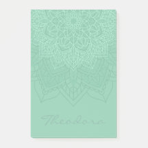 "Donkere Zee groen" Mandala