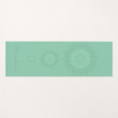 "Donkere Zee groen" Mandala - Yoga Mat (Voorkant (horizontaal))