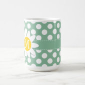 Donkere Zee groene poolpunten; Daisy Koffiemok (Center)