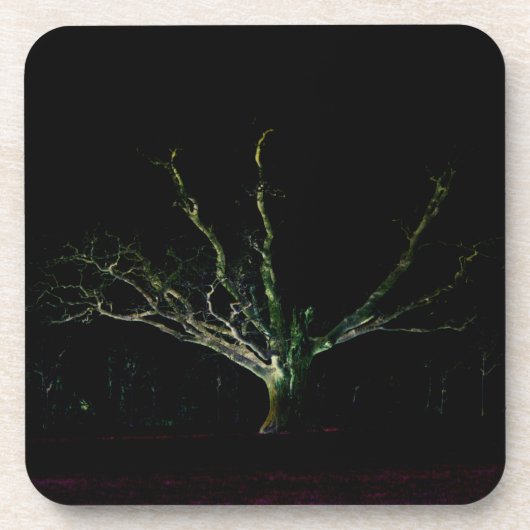 Donkere zijde 1 coastercna bier onderzetter (Voorkant)