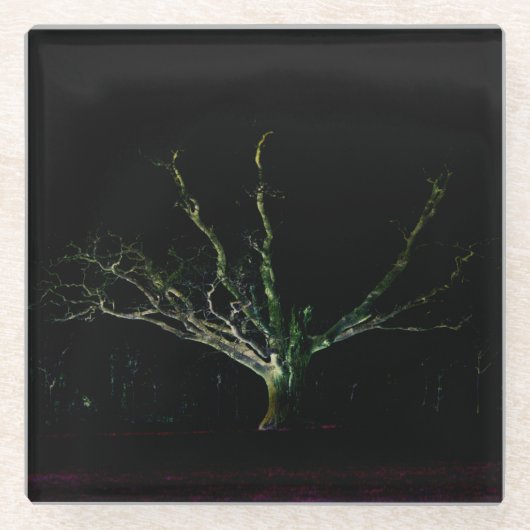 Donkere zijde 1 coastercna glazen onderzetter (Voorkant)