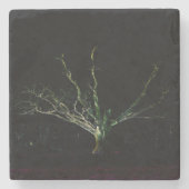 Donkere zijde 1 coastercna stenen onderzetter (Voorkant)