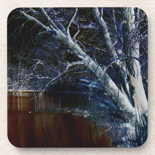 Donkere zijde 7 coastercna bier onderzetter (Voorkant)