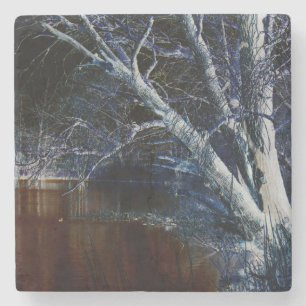 Donkere zijde 7 coastercna stenen onderzetter