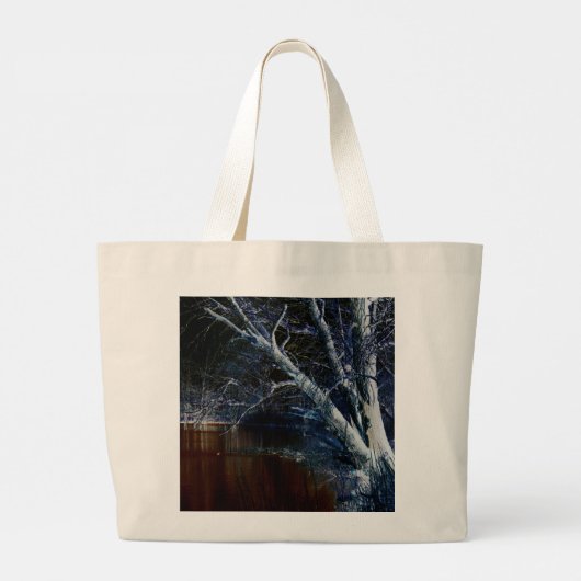 Donkere zijde 7 jtcn grote tote bag (Achterkant)