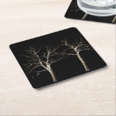 Donkere zijde 9 coastercna kartonnen onderzetters (Schuin)