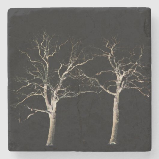 Donkere zijde 9 coastercna stenen onderzetter (Voorkant)