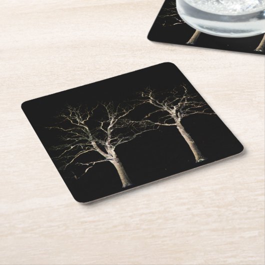 Donkere zijde 9 coastercnm kartonnen onderzetters (Schuin)