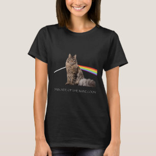 Donkere zijde van de muntdekplaat t-shirt