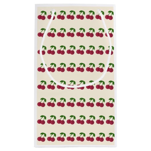 Donkere zomertijdkersen klein cadeauzakje (Achterkant)