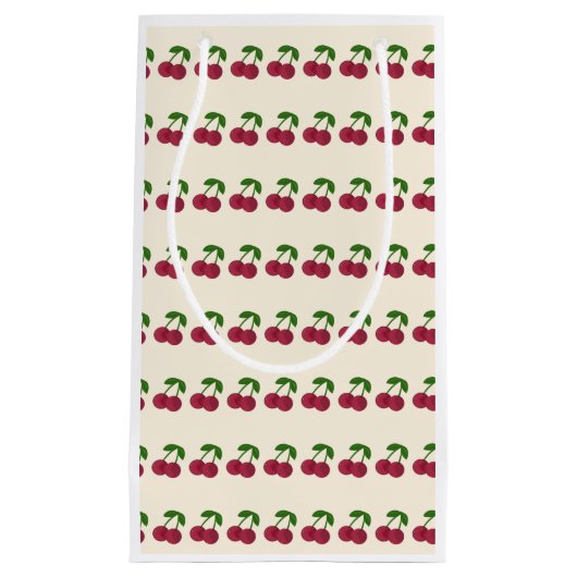 Donkere zomertijdkersen klein cadeauzakje (Voorkant)