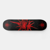 Donkere zon persoonlijk skateboard (Horizontaal)