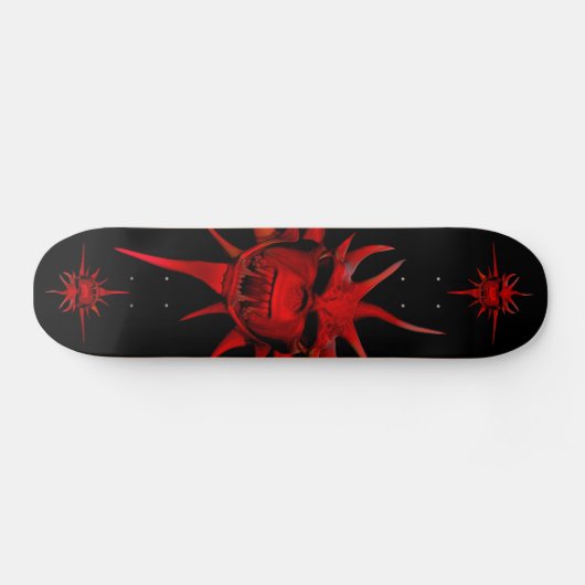 Donkere zon persoonlijk skateboard (Horizontaal)