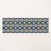 donkere zonnebloemen yogamat (Voorkant (horizontaal))