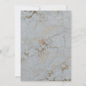 Donkere zwarte Moody Green botanische bruiloft Kaart (Achterkant)