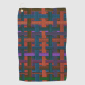 Donkergekleurd 'gebrand' in doek of canvas (Voorkant)