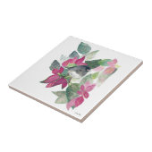 Donkergelige Junco Bird Waterverf Ceramic Tile Tegeltje (Zijkant)