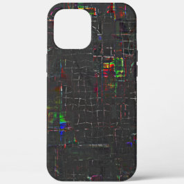 Donkergelige tekening onder of boven jute Case-Mate iPhone case