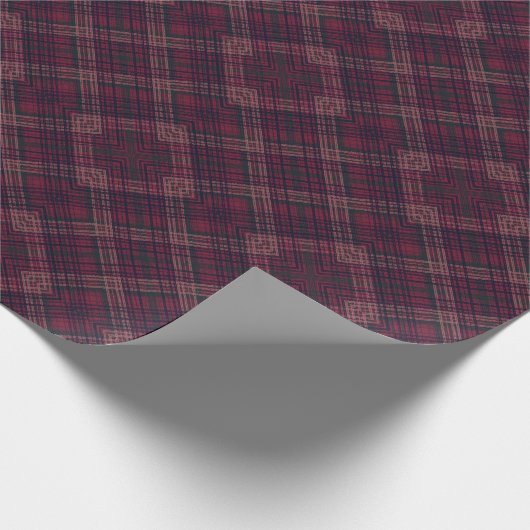 Donkergeplakt omlooppapier cadeaupapier (Hoek)