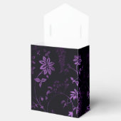 Donkergothisch Paars Roos Bedankdoosjes (Geopend)