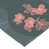 Donkergothisch Roos Korte Tafelloper (Hoek)