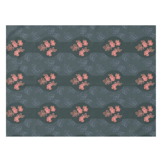 Donkergothisch Roos Tafelkleed (Voorkant (Horizontaal))