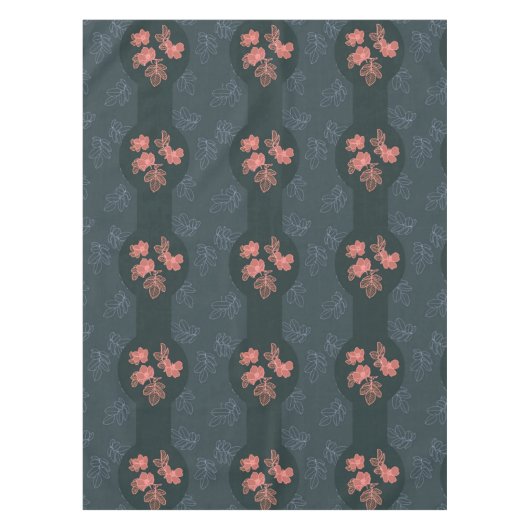 Donkergothisch Roos Tafelkleed (Voorkant)