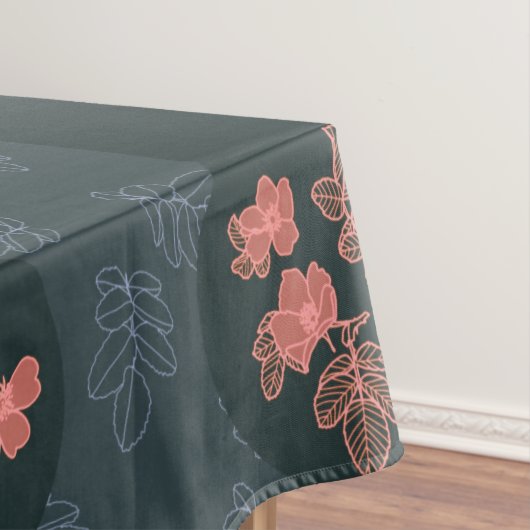 Donkergothisch Roos Tafelkleed (Voorbeeld)