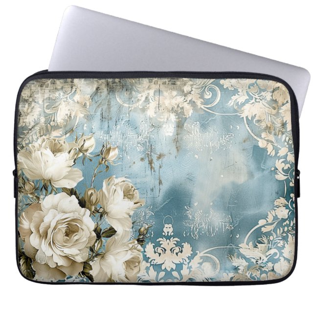 donkergotiek laptop sleeve (Voorkant)