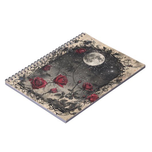  donkergotiek notitieboek (Linkerzijde)