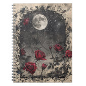  donkergotiek notitieboek (Voorkant)