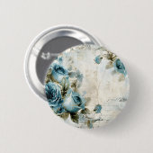  donkergotiek ronde button 5,7 cm (Voorkant /achterkant)