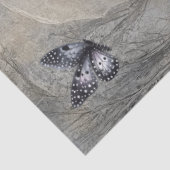 Donkergotische Grunge Girl Decoupage Tissuepapier (Detail)